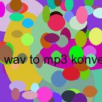 wav to mp3 konvertieren